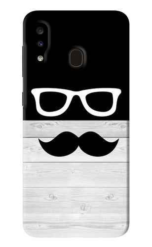 Mustache Samsung Galaxy A20 Back Skin Wrap
