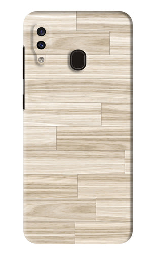 Wooden Art Texture Samsung Galaxy A20 Back Skin Wrap