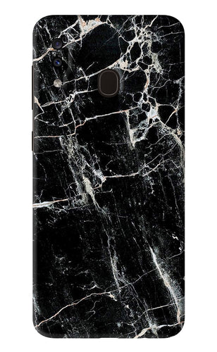 Black Marble Texture 1 Samsung Galaxy A20 Back Skin Wrap