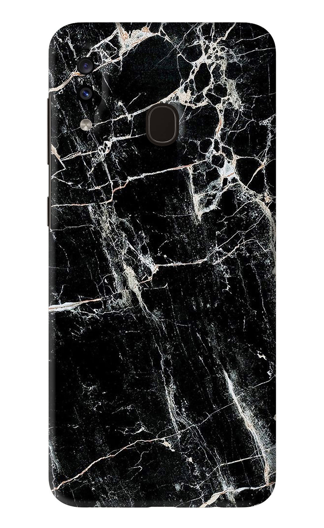 Black Marble Texture 1 Samsung Galaxy A20 Back Skin Wrap