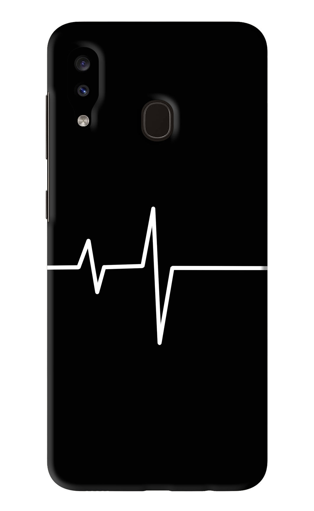 Heart Beats Samsung Galaxy A20 Back Skin Wrap