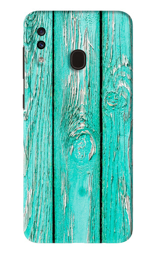 Blue Wood Samsung Galaxy A20 Back Skin Wrap