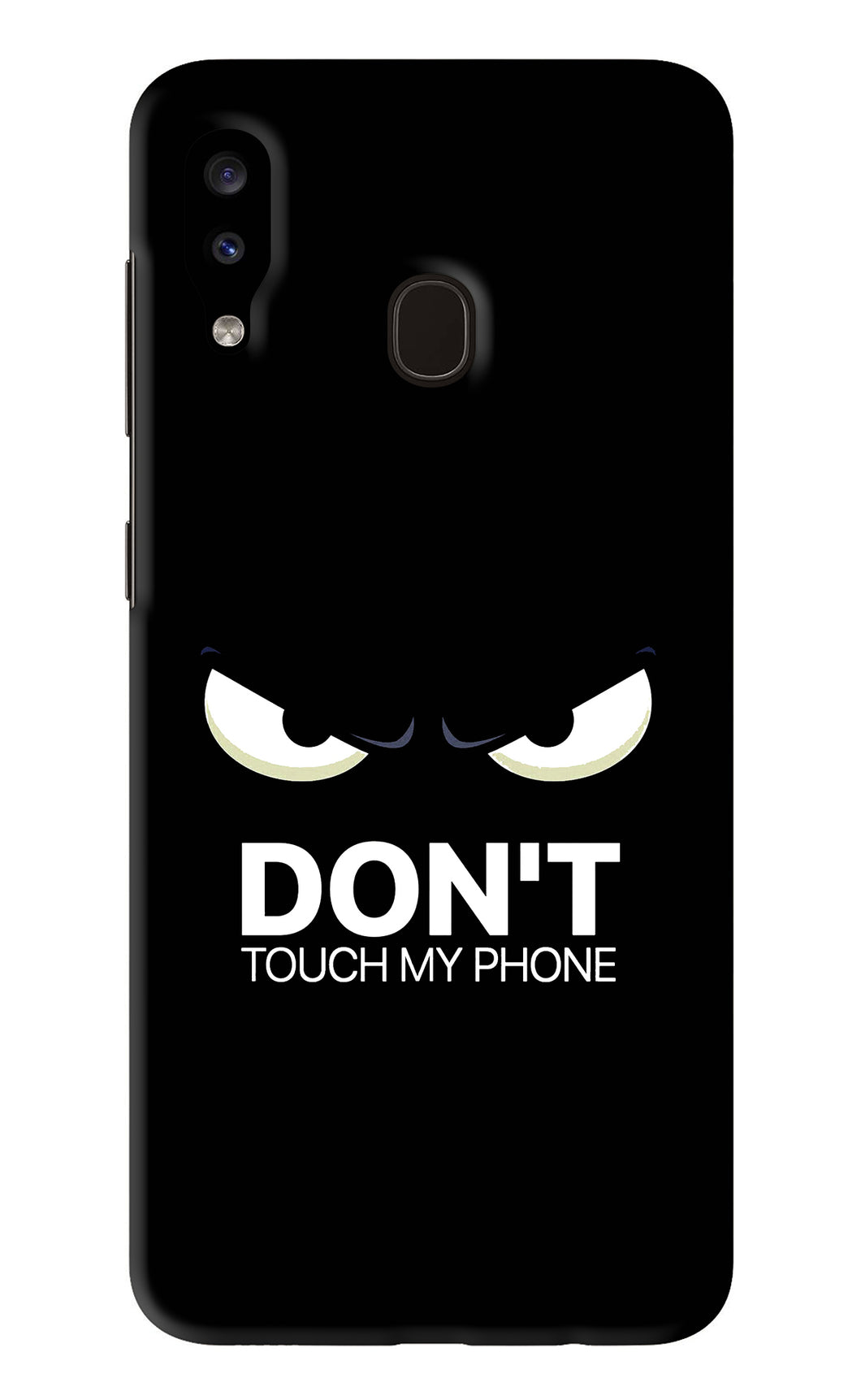 Don'T Touch My Phone Samsung Galaxy A20 Back Skin Wrap