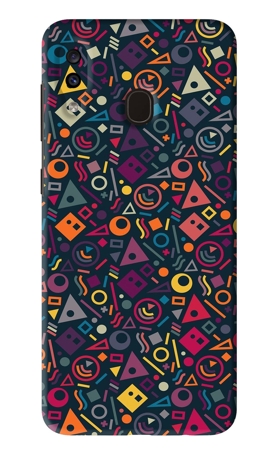 Geometric Abstract Samsung Galaxy A20 Back Skin Wrap