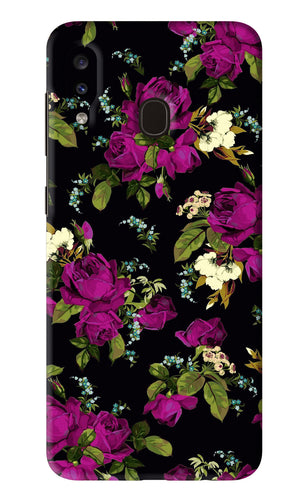 Flowers 3 Samsung Galaxy A20 Back Skin Wrap