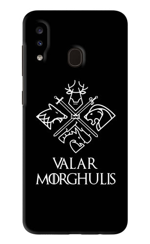 Valar Morghulis | Game Of Thrones Samsung Galaxy A20 Back Skin Wrap