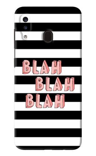 Blah Blah Blah Samsung Galaxy A20 Back Skin Wrap