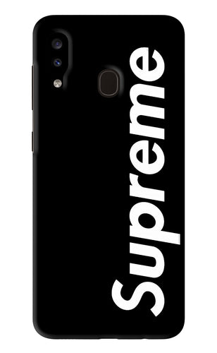 Supreme 1 Samsung Galaxy A20 Back Skin Wrap