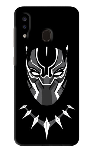 Black Panther Samsung Galaxy A20 Back Skin Wrap