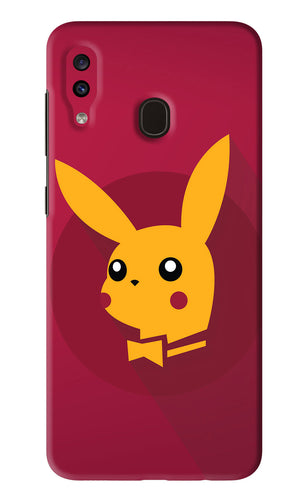 Pikachu Samsung Galaxy A20 Back Skin Wrap