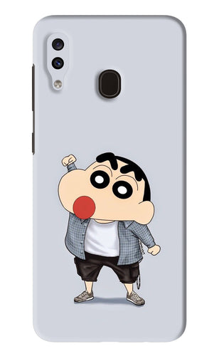 Shinchan Samsung Galaxy A20 Back Skin Wrap