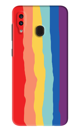 Rainbow Samsung Galaxy A20 Back Skin Wrap
