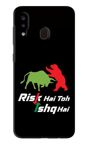Risk Hai Toh Ishq Hai Samsung Galaxy A20 Back Skin Wrap