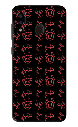Devil Samsung Galaxy A20 Back Skin Wrap