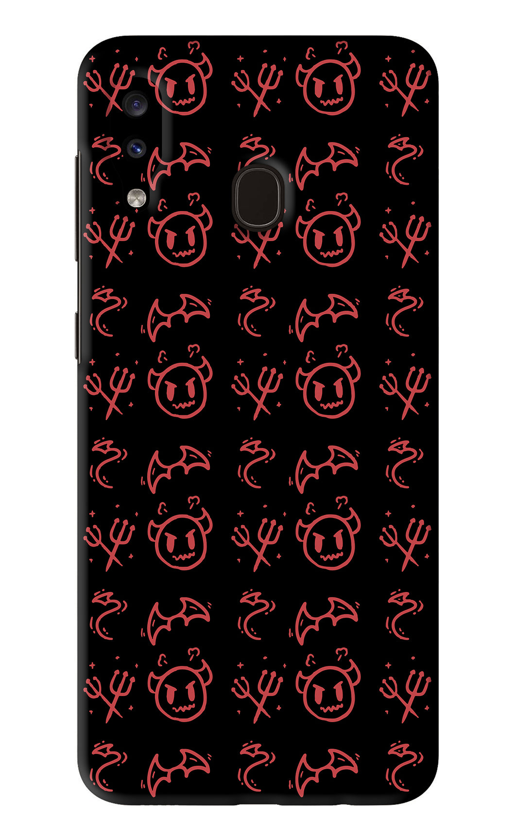 Devil Samsung Galaxy A20 Back Skin Wrap