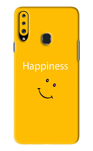 Happiness With Smiley Samsung Galaxy A20S Back Skin Wrap