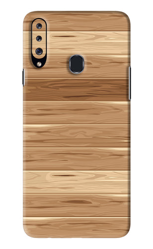Wooden Vector Samsung Galaxy A20S Back Skin Wrap