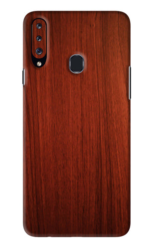Wooden Plain Pattern Samsung Galaxy A20S Back Skin Wrap