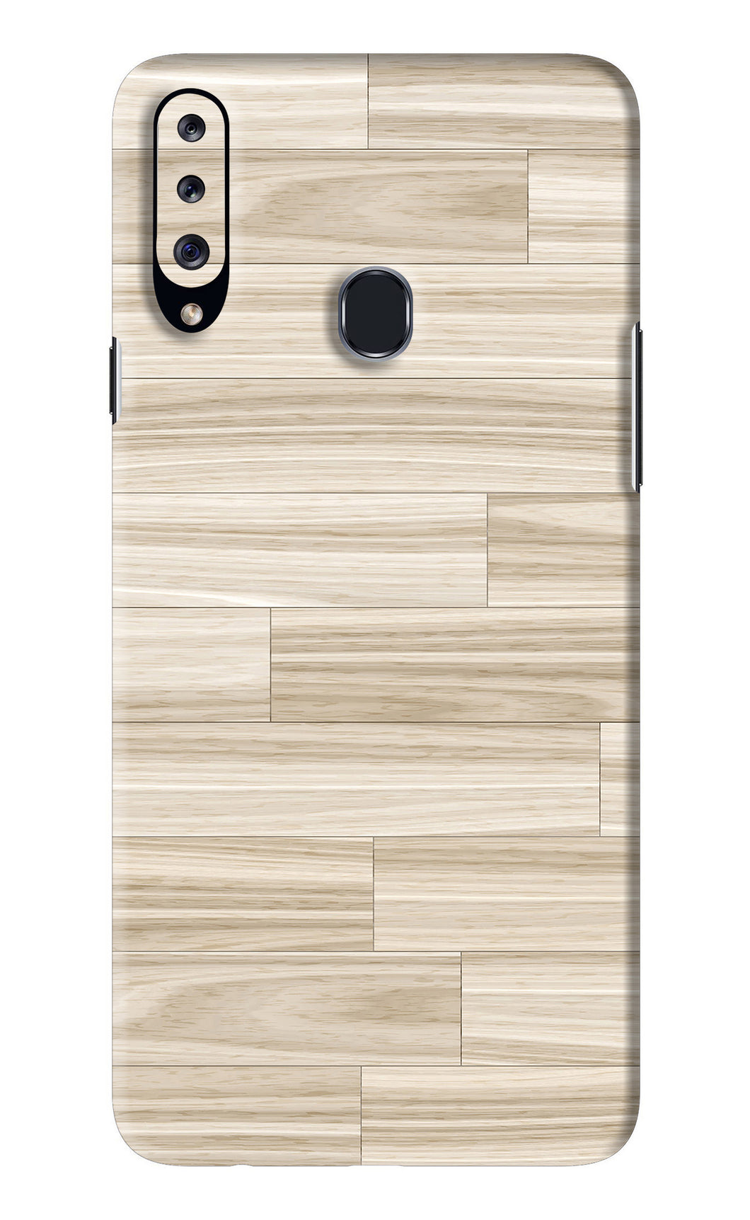 Wooden Art Texture Samsung Galaxy A20S Back Skin Wrap