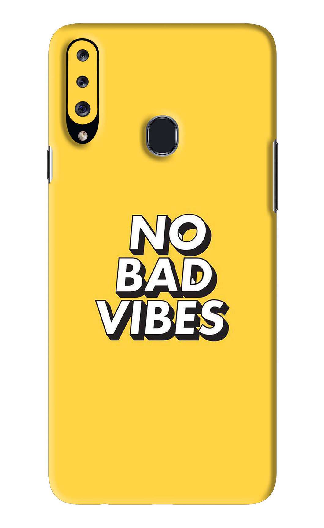 No Bad Vibes Samsung Galaxy A20S Back Skin Wrap