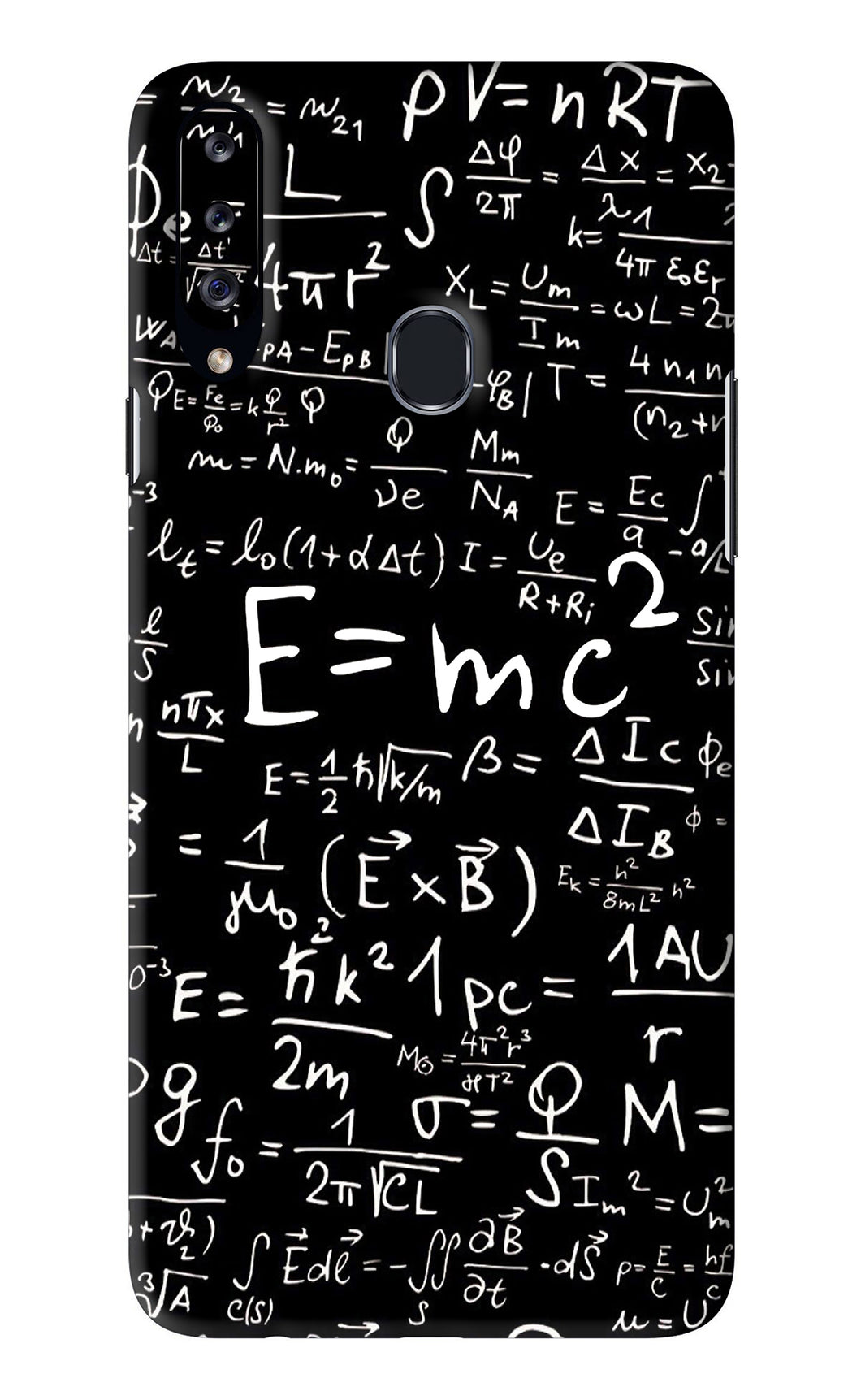 Physics Albert Einstein Formula Samsung Galaxy A20S Back Skin Wrap