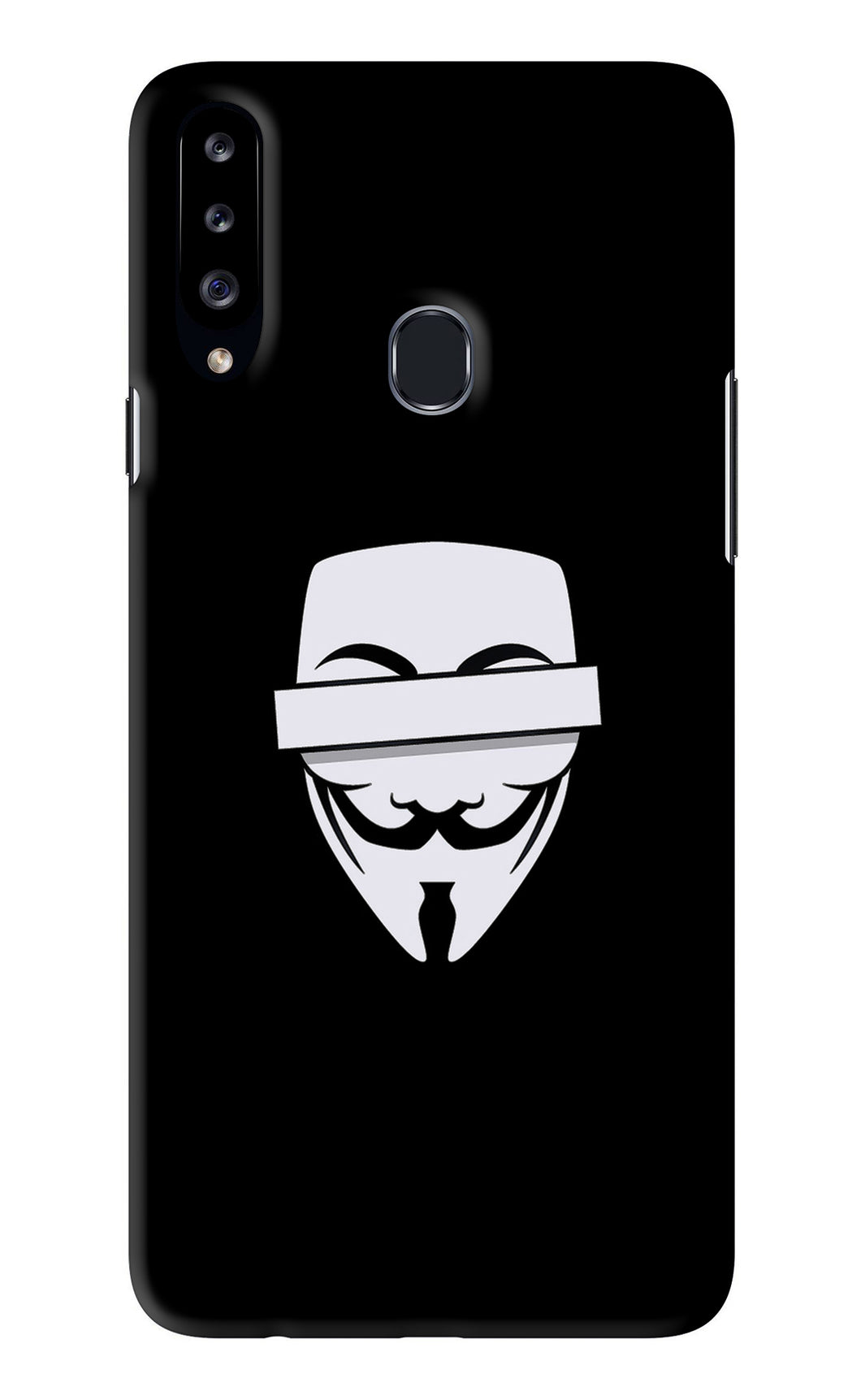Anonymous Face Samsung Galaxy A20S Back Skin Wrap