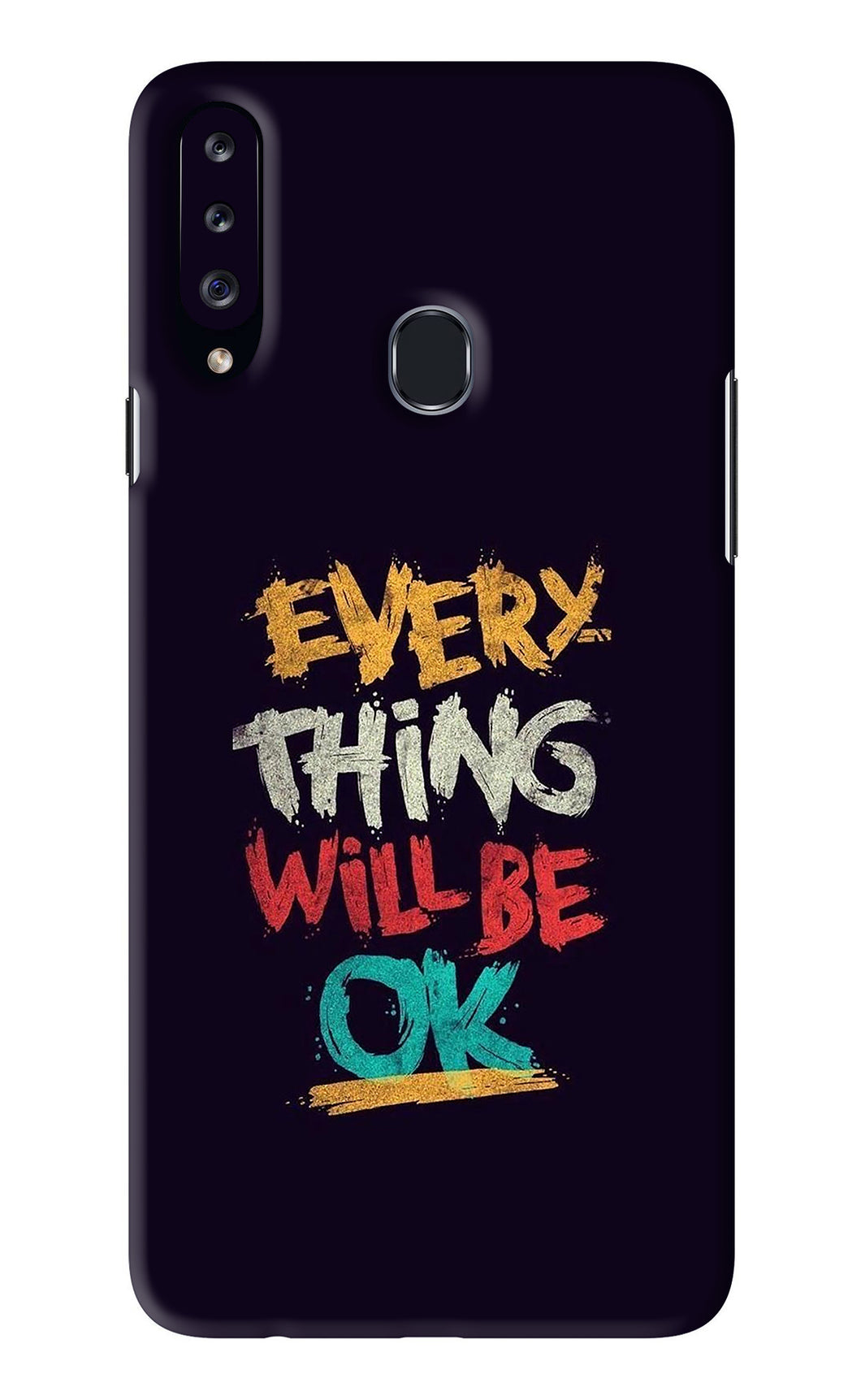 Everything Will Be Ok Samsung Galaxy A20S Back Skin Wrap
