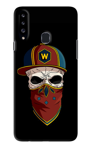 Skull Samsung Galaxy A20S Back Skin Wrap