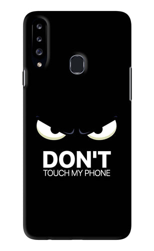 Don'T Touch My Phone Samsung Galaxy A20S Back Skin Wrap