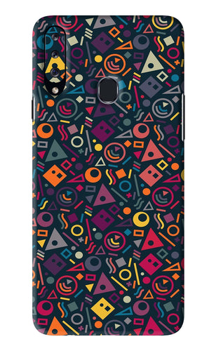 Geometric Abstract Samsung Galaxy A20S Back Skin Wrap