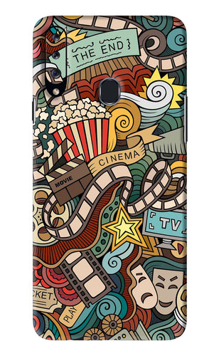 Cinema Abstract Samsung Galaxy A20S Back Skin Wrap