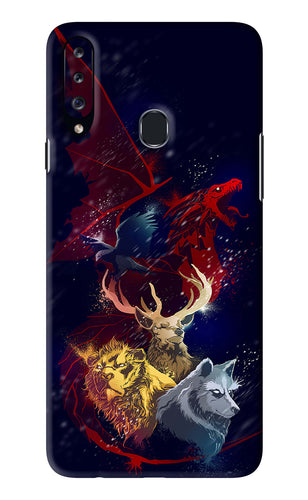 Game Of Thrones Samsung Galaxy A20S Back Skin Wrap