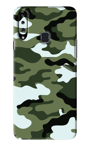 Camouflage 1 Samsung Galaxy A20S Back Skin Wrap