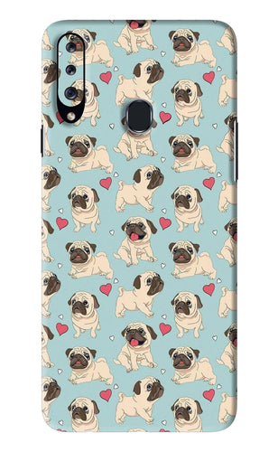 Pug Dog Samsung Galaxy A20S Back Skin Wrap