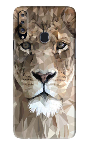 Lion Art Samsung Galaxy A20S Back Skin Wrap