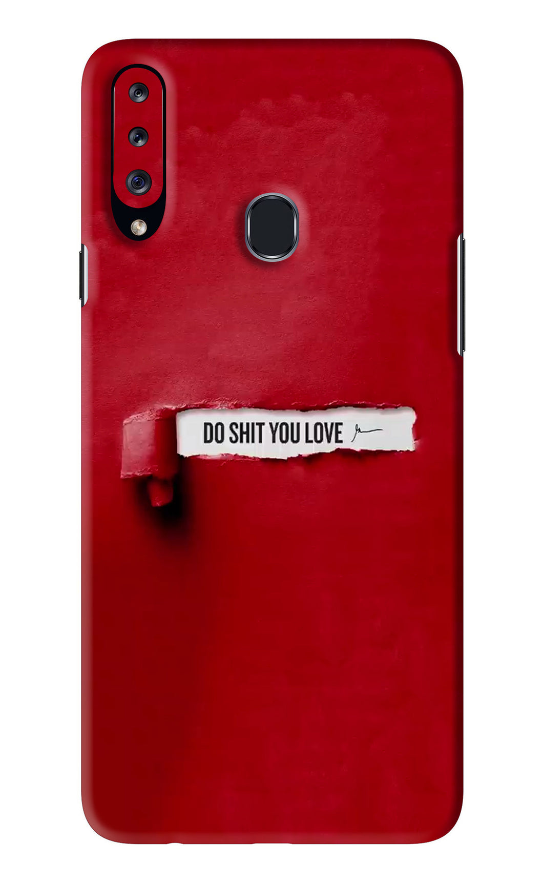 Do Shit You Love Samsung Galaxy A20S Back Skin Wrap