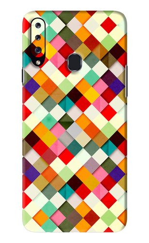 Geometric Abstract Colorful Samsung Galaxy A20S Back Skin Wrap