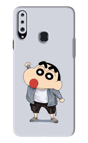 Shinchan Samsung Galaxy A20S Back Skin Wrap