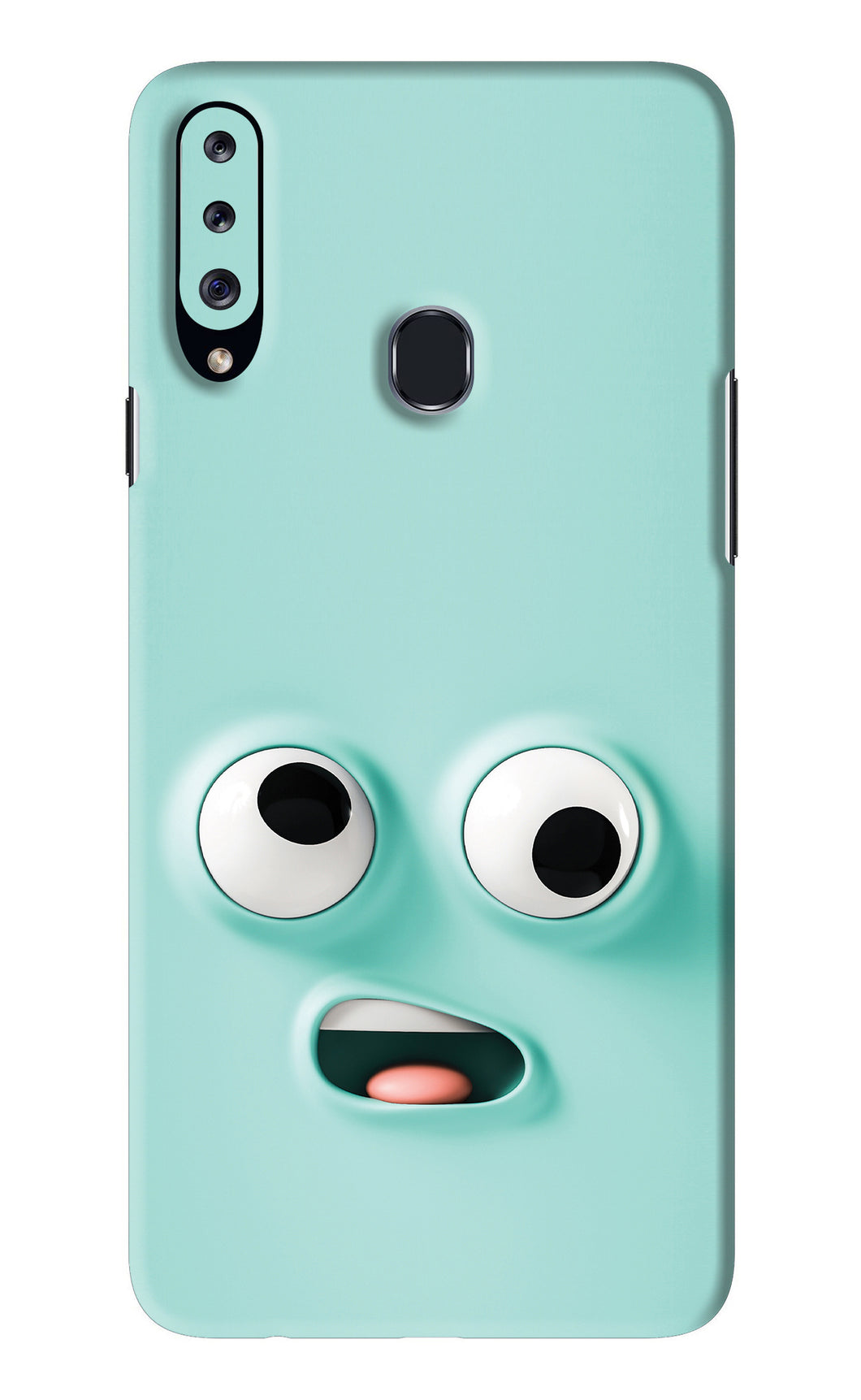 Silly Face Cartoon Samsung Galaxy A20S Back Skin Wrap