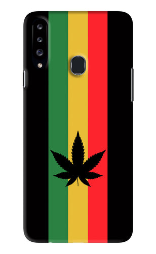 Weed Flag Samsung Galaxy A20S Back Skin Wrap