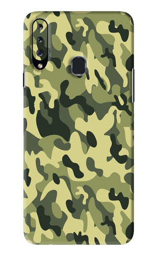 Camouflage Samsung Galaxy A20S Back Skin Wrap
