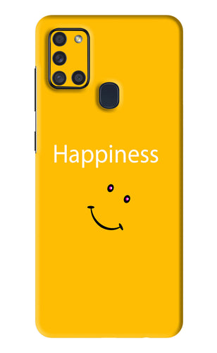 Happiness With Smiley Samsung Galaxy A21S Back Skin Wrap