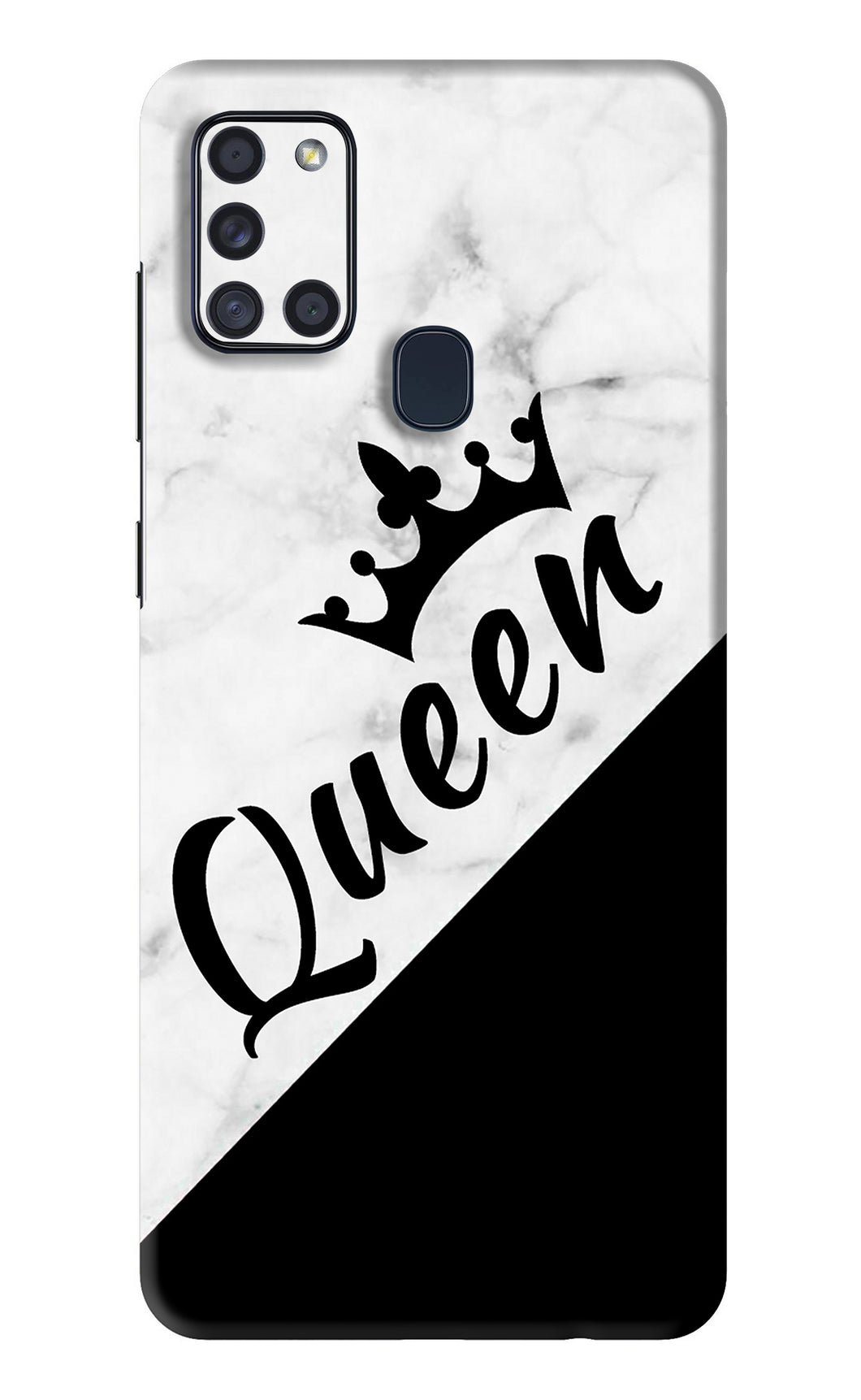 Queen Samsung Galaxy A21S Back Skin Wrap