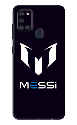 Messi Logo Samsung Galaxy A21S Back Skin Wrap