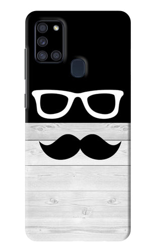 Mustache Samsung Galaxy A21S Back Skin Wrap