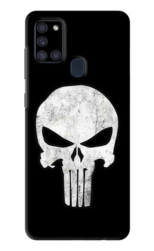 Punisher Skull Samsung Galaxy A21S Back Skin Wrap