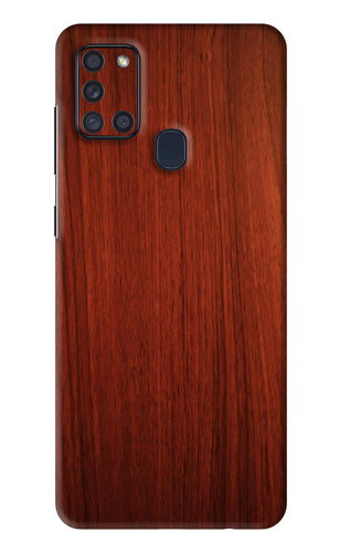 Wooden Plain Pattern Samsung Galaxy A21S Back Skin Wrap