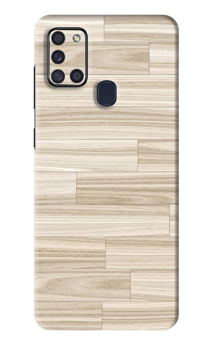 Wooden Art Texture Samsung Galaxy A21S Back Skin Wrap