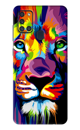 Lion Samsung Galaxy A21S Back Skin Wrap