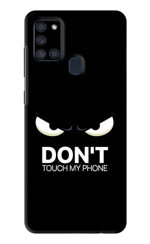 Don'T Touch My Phone Samsung Galaxy A21S Back Skin Wrap